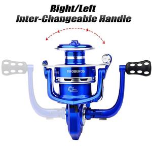 <span class=keywords><strong>Moulinet</strong></span> de pêche à lancer en eau salée à main gauche, à engrenage renforcé, haute résistance, 5,2:1, bobine en plastique, poignée en caoutchouc premium, 1000-6000 - Product Image 2