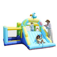 Chine usine en plein air enfant jouet Combo gonflable videur maison Pastel saut château pour enfants gonflable videur toboggan aquatique