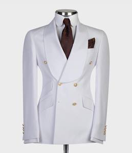 MTM-Conjunto de 3 piezas para <span class=keywords><strong>hombre</strong></span>, <span class=keywords><strong>traje</strong></span> con solapa de Chal <span class=keywords><strong>grande</strong></span>, color rosa, rojo, azul, blanco y negro, y boda para novio, de calidad, Jacquard, esmoquin para banquete - Product Image 4