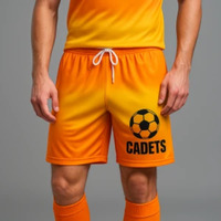 Pantalones Cortos de Fútbol Sublimados con Logotipo Personalizado OEM, Ropa de Entrenamiento Profesional para Equipos, Venta al Por Mayor, 100% Poliéster