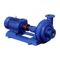 Pompe à eaux usées personnalisable en fonte, pompe chimique électrique horizontale, pompe centrifuge horizontale pour eaux usées