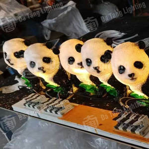 Luces Decorativas con Motivo de Panda IP65 para Caminos de Jardín e Iluminación de Paisajes Festivos - Product Image 4