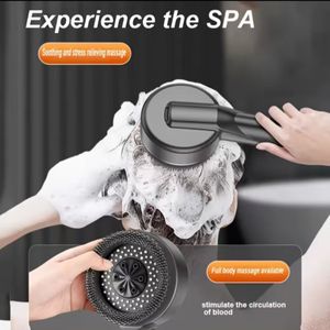 Buse <span class=keywords><strong>de</strong></span> douche à filtration d'eau haute pression à quatre vitesses deux-en-un, bouton <span class=keywords><strong>de</strong></span> pression, filtration pressurisée, coton, robinets <span class=keywords><strong>de</strong></span> douche <span class=keywords><strong>de</strong></span> bain - Product Image 3