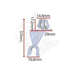 Clip en nylon plastique Xinyida L293 pour support de capot Toyota Camry Corolla, pièce de rechange pour réparation, fixation automobile - Product Image 4