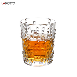 Hot Sale 11 Ounce Old Fashioned Clear Bourbon Scotch Cocktail Rock Whisky Glass for Home Bar Party Restaurant Wedding