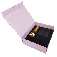 Boîte pliante en carton pour chaussures, chaussettes et fourrures, design original, personnalisable, grand format, avec ruban