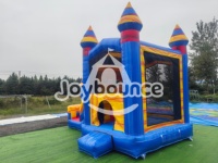 Château gonflable commercial avec toboggan, château gonflable pour enfants, équipement de terrain de jeux