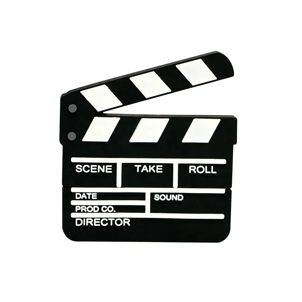 Yonanson placa clapper de filme, novo usb flash drive personalizado pendrive pvc criativo usb vara presentes