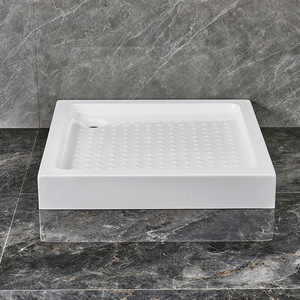 Feihuang moderno engrosado antideslizante seco-húmedo separación Hotel <span class=keywords><strong>pequeño</strong></span> apartamento acrílico cuadrado <span class=keywords><strong>plato</strong></span> de <span class=keywords><strong>ducha</strong></span> - Product Image 2