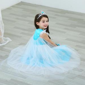 2020 fashion sequined sleeveless <span class=keywords><strong>Frozen</strong></span> <span class=keywords><strong>elsa</strong></span> dress for kids party - Product Image 1