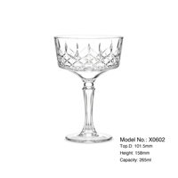 Gobelets à glace en verre gaufré modernes - Durables, réutilisables, étanches pour la maison, les mariages et les restaurants