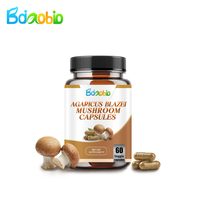 Complément alimentaire de qualité supérieure avec des vitamines naturelles, extrait d'Agaricus Blazei en capsules