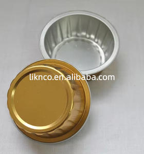 Casserole en aluminium doré jetable de qualité alimentaire pour la restauration, la pâtisserie et la cuisine - Product Image 4