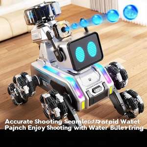 سيارة لعبة لعبة ألعاب إلكترونية تعمل بالتحكم عن بعد تعمل بالراديو مع 8 عجلات تحاكي الألعاب البلاستيكية ساعة Gestures oy g - Product Image 3