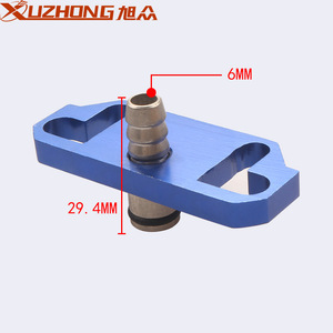Support de régulateur de pression de carburant Xuzhong 6 mm 29,4 mm en alliage d'aluminium pour mise à niveau Nissan - Product Image 1