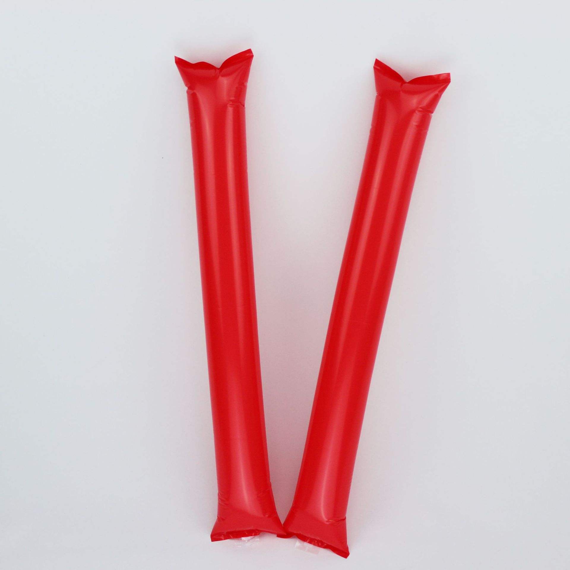 Red inflatable stick