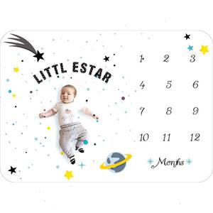 Xinlida Luxury Calloo Circle coperta mensile per pietre miliari per bambini di alta qualità per sfondo fotografico - Product Image 6