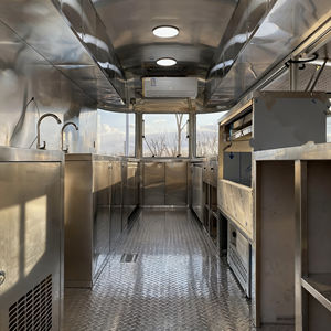 Carrito de Comida Móvil de Acero Inoxidable para Helados y Sándwiches Estilo Americano, 2 Años de Garantía, para Parques de Negocios y Centros de Convenciones - Product Image 5