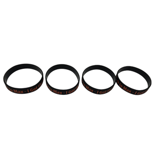 กำไลข้อมือยางซิลิโคนออกแบบได้ตามต้องการพร้อมข้อความของขวัญส่งเสริมธุรกิจ - Product Image 6