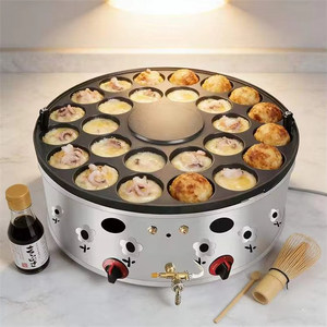 Máquina comercial de gas GLP para hacer huevos fritos, 18/22/26/32 orificios, máquina para hacer pasteles de frijol rojo, máquina para hacer tartas de calle - Product Image 6
