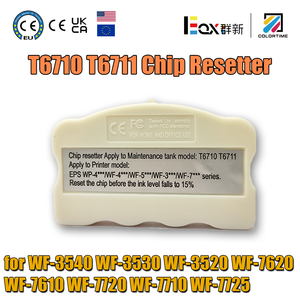 Réinitialisateur de puce pour réservoir de maintenance d'encre usagée T6710 T6711 pour <span class=keywords><strong>WF</strong></span>-3540 <span class=keywords><strong>WF</strong></span>-3530 <span class=keywords><strong>WF</strong></span>-3520 <span class=keywords><strong>WF</strong></span>-<span class=keywords><strong>7620</strong></span> <span class=keywords><strong>WF</strong></span>-7610 <span class=keywords><strong>WF</strong></span>-7720 <span class=keywords><strong>WF</strong></span>-7710 <span class=keywords><strong>WF</strong></span>-7725 - Product Image 1