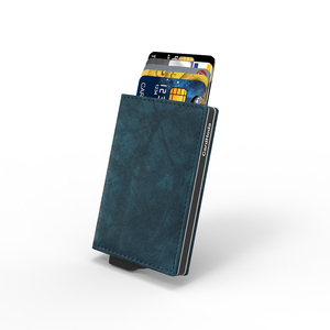 Unisex Metamaterial Anti-Theft <b>Wallet</b> PU Nylon Slim Aluminum Open RFID Blocking Short <b>Money</b> Clip Fashionable CardHoda 6 Inch - Product Image 6