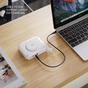 <span class=keywords><strong>Banco</strong></span> de Energía Multifuncional de 15000mAh con Cable de Carga Integrado, Enchufes Intercambiables Globales, Pantalla LED, Compatible con Logotipo Personalizado OEM - Product Image 3