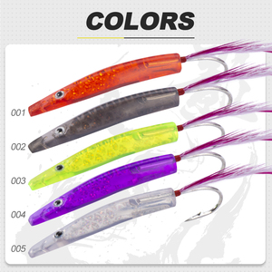 Leurres de pêche en cuillère pour bateaux en eau salée, 5 couleurs, 45 mm, 1,2 g, 6 pièces par paquet, avec hameçons jig robustes personnalisés pour la pêche en mer - Product Image 6