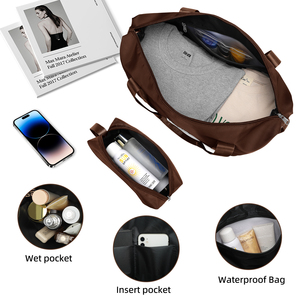 Eleganti set di valigie marrone moka: una collezione completa di valigie resistenti, borse da viaggio versatili e valigette compatte - Product Image 6