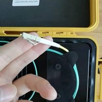 Caja de Cable de Lanzamiento de Fibra Óptica Sunet FTTH de 300 m, OM4, LC/UPC, FC/UPC, OTDR