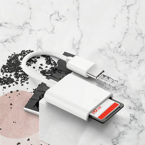 Adaptador de Cable de Datos USB 3.1 Tipo-C a SD/<span class=keywords><strong>SDXC</strong></span> OTG, Mini Lector de Tarjetas Externo para Teléfonos <span class=keywords><strong>Samsung</strong></span> y Xiaomi - Product Image 2