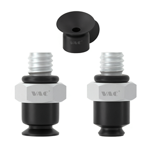 VAC Silicone Rubber <b>Mini</b> Vacuum Suction Cup M3 Threaded for Industrial <b>Robot</b> Arm Automation - Product Image 2
