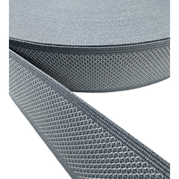 Ruban en polyester élastique tissé durable de 50 mm pour la fixation des matelas de canapé et les textiles de maison - Style sergé rayé