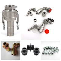 Tuyau hydraulique en acier inoxydable haute pression personnalisé Bsp/jic/sae/orfs/npt s'adapter rapidement aux raccords d'accouplement hydraulique haute pression