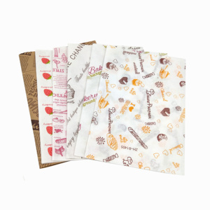 Waterproof Greaseproof Nonstick Food Grade <b>Wrapping</b> Gift Packaging Custom Size Wax Coated <b>Paper</b> <b>Sheets</b> for Food - Product Image 4