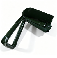 Pelle pliante portable multifonctionnelle, idéale pour le camping en plein air, le creusement et les secours d'urgence.
