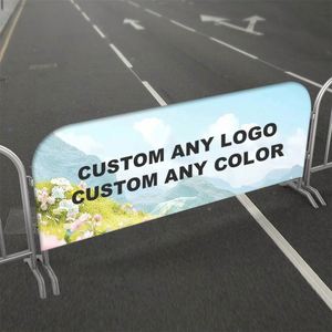 Portable Double Sided Polyester Mesh Fence Crowd Control Barrier <b>Banners</b> for Event Digital Printing - Product Image 4