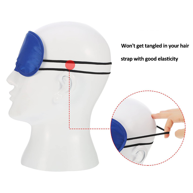 cheap wholesale private label light blocking cotton travel night sleeping eye mask