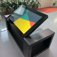 43 pouces PCAP tactile étanche android lcd interactif multi écran tactile table de conférence pour jeu/restaurant