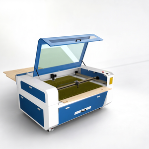 Machine de gravure et de découpe au laser CO2 SHARP LASER 100W pour le bois, le papier, l'acrylique - zone de travail 120x90mm, système CNC haute précision refroidi par eau - Product Image 1