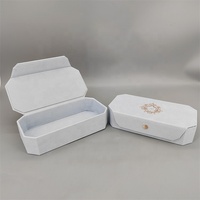 Boîte à bijoux en papier de haute qualité personnalisée pour colliers, boucles d'oreilles et bagues