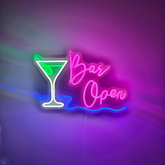 Bar Open LED Neon Lights Decorative Light for Home Decoration and Advertising-for Bedroom Birthday Parties