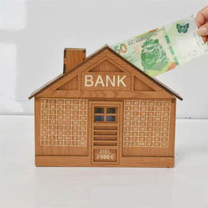 Hucha <span class=keywords><strong>de</strong></span> madera reutilizable <span class=keywords><strong>de</strong></span> <span class=keywords><strong>Banco</strong></span> <span class=keywords><strong>de</strong></span> cerdo grande para niños personalizada con contador <span class=keywords><strong>de</strong></span> objetivos <span class=keywords><strong>de</strong></span> <span class=keywords><strong>ahorro</strong></span> marcado - Product Image 3