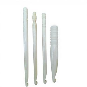 Aiguilles en os naturelles polies, écologiques et simples, faites à la main pour la broderie, la couture et l'artisanat - Prix depuis l'Inde - Product Image 1