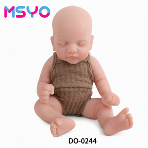 Poupée Reborn en Silicone Réaliste MSYO <span class=keywords><strong>Personnalisable</strong></span> 30 cm (12 Pouces) aux Yeux Fermés, Tenue Personnalisée, Compagnon de Jeu pour Enfants, Cadeau Surprise - Product Image 1