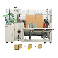 Boîte d'ensachage en papier ondulé, contrôle PLC, en carton, avec bande adhésive, colorée, machine à emballer et non d'emballage