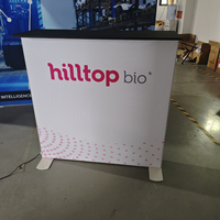 Stand personnalisé à prix d'usine pour événements, avec panneau rétroéclairé pour affichage promotionnel et signalétique publicitaire en magasin