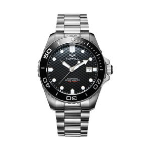 Tophill 럭셔리 강한 물 압력 스테인레스 스틸 다이버 Montre Homme Mcanique NH35 자동 운동 손목 사용자 정의 시계 - Product Image 6