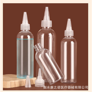 Botella transparente de 1000 ml para mascotas, con forma cilíndrica y tapa de rosca, para envasado de productos químicos. - Product Image 5