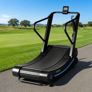 Caminadora Manual Curva Sin Motor con Resistencia Magnética, Equipo de Gimnasio Comercial, Pista de Nylon y Aluminio, Venta al Por Mayor OEM - Product Image 6